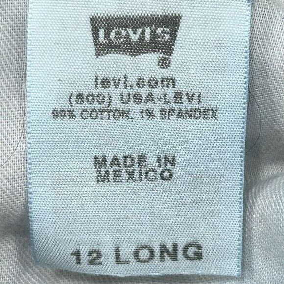 Levi's 515 Denim Jeans Women's Size 12 Long Blue Bootcut Mid-rise Stretch - Picture 10 of 13